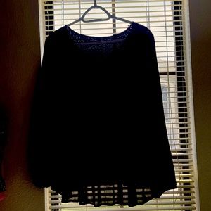 Loose fitting, long sleeve blouse by Express.